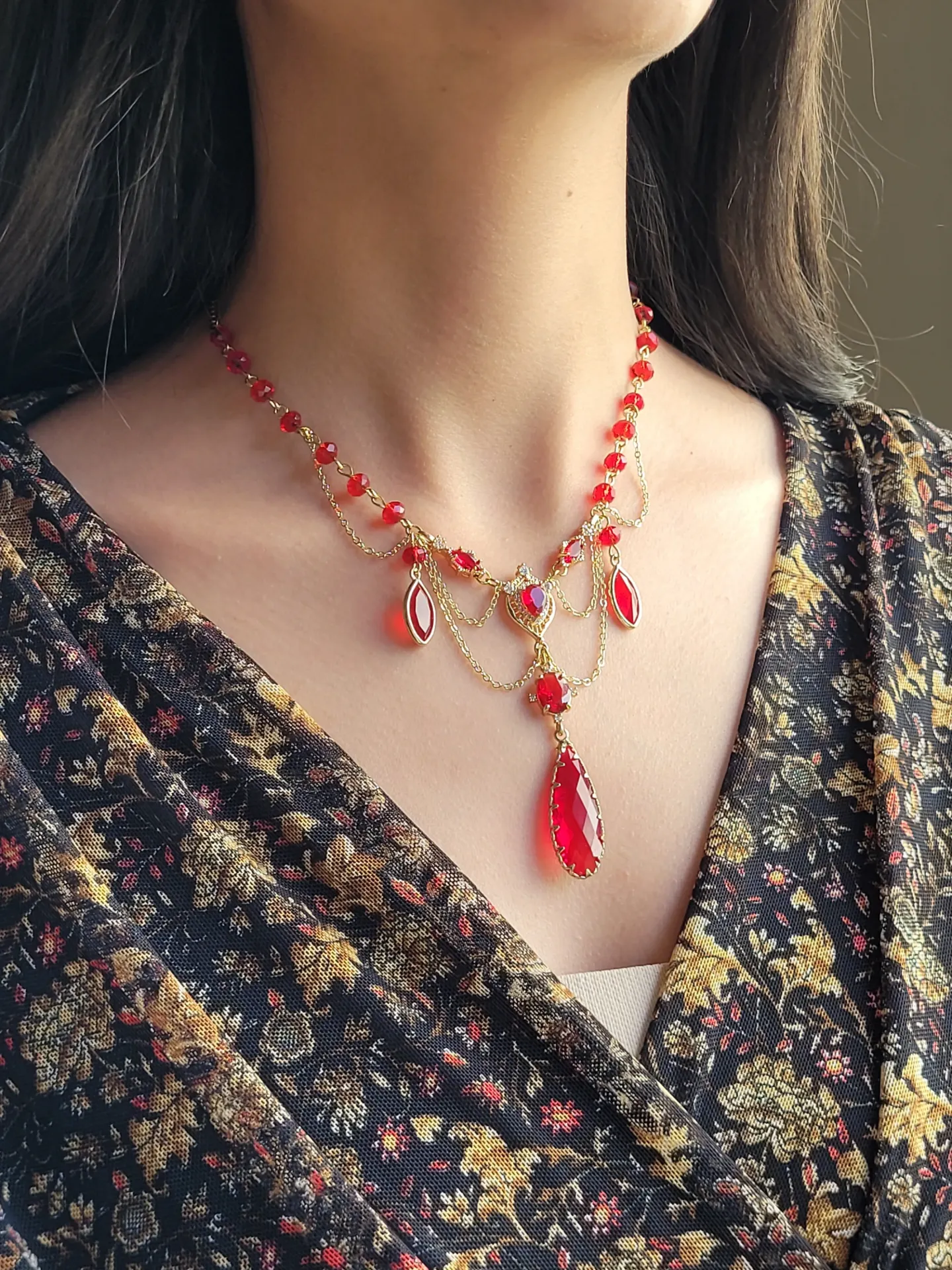 Royal Ruby necklace