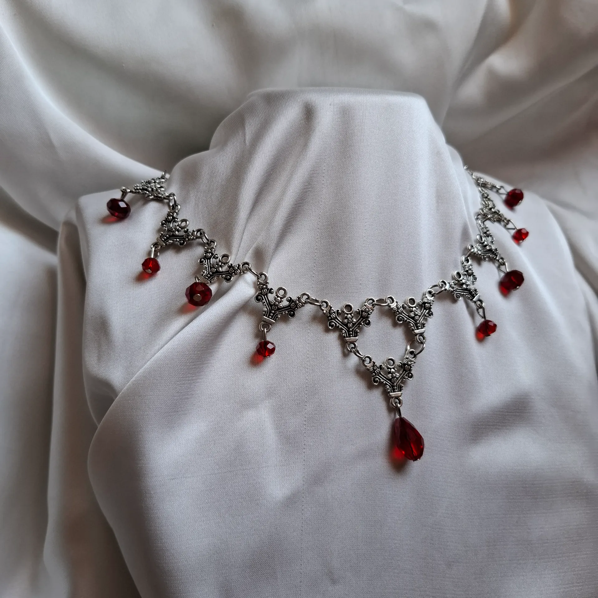 Vintage red necklace