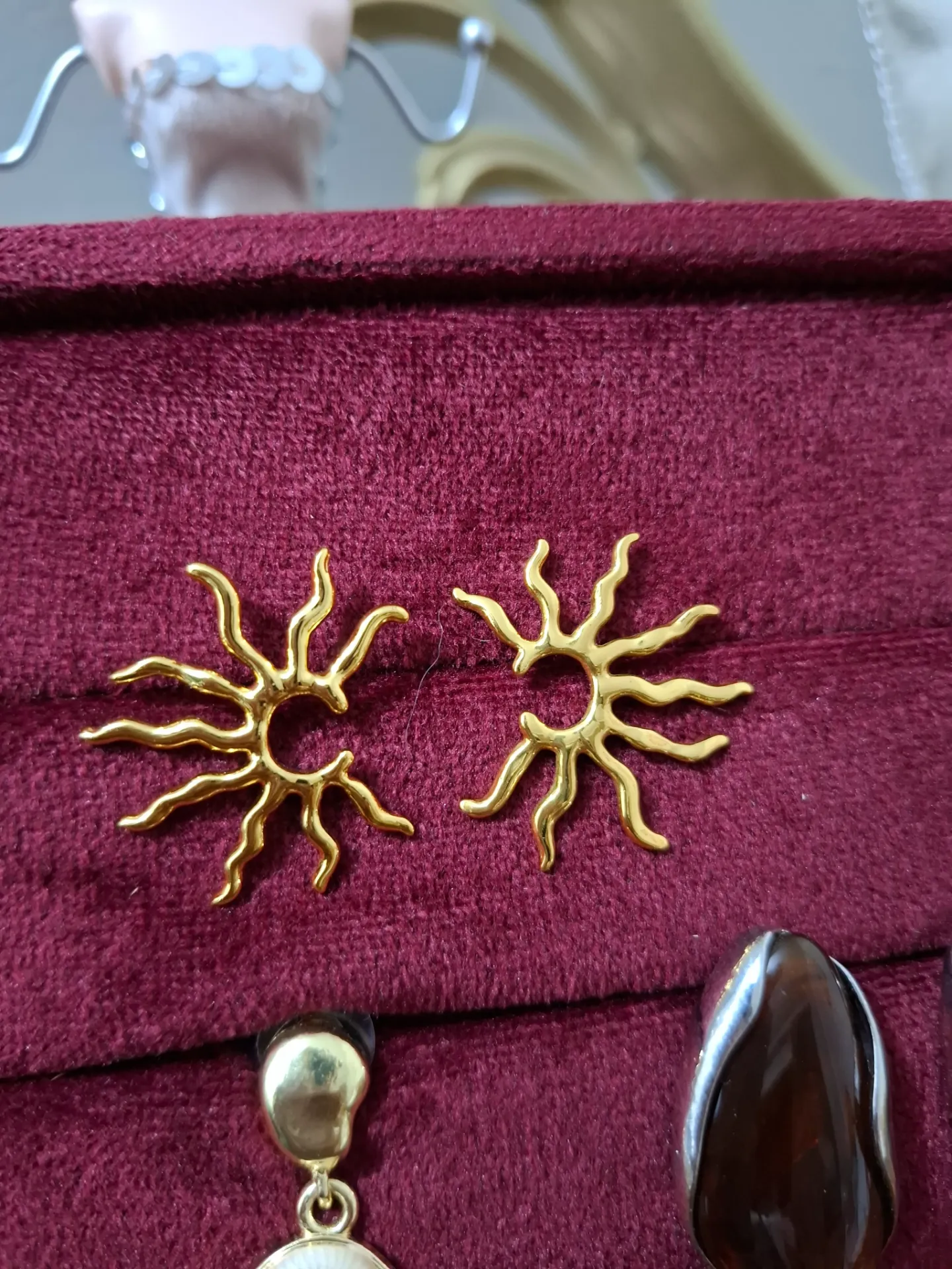 Sun earrings