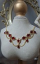 Red crystals necklace