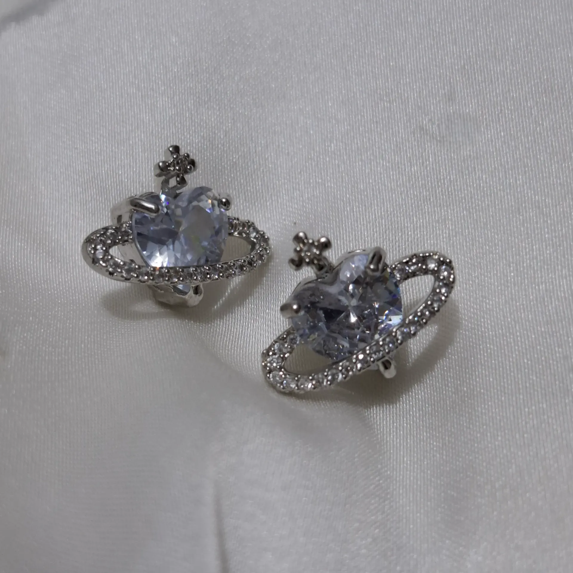 Vivienne Westwood heart earrings