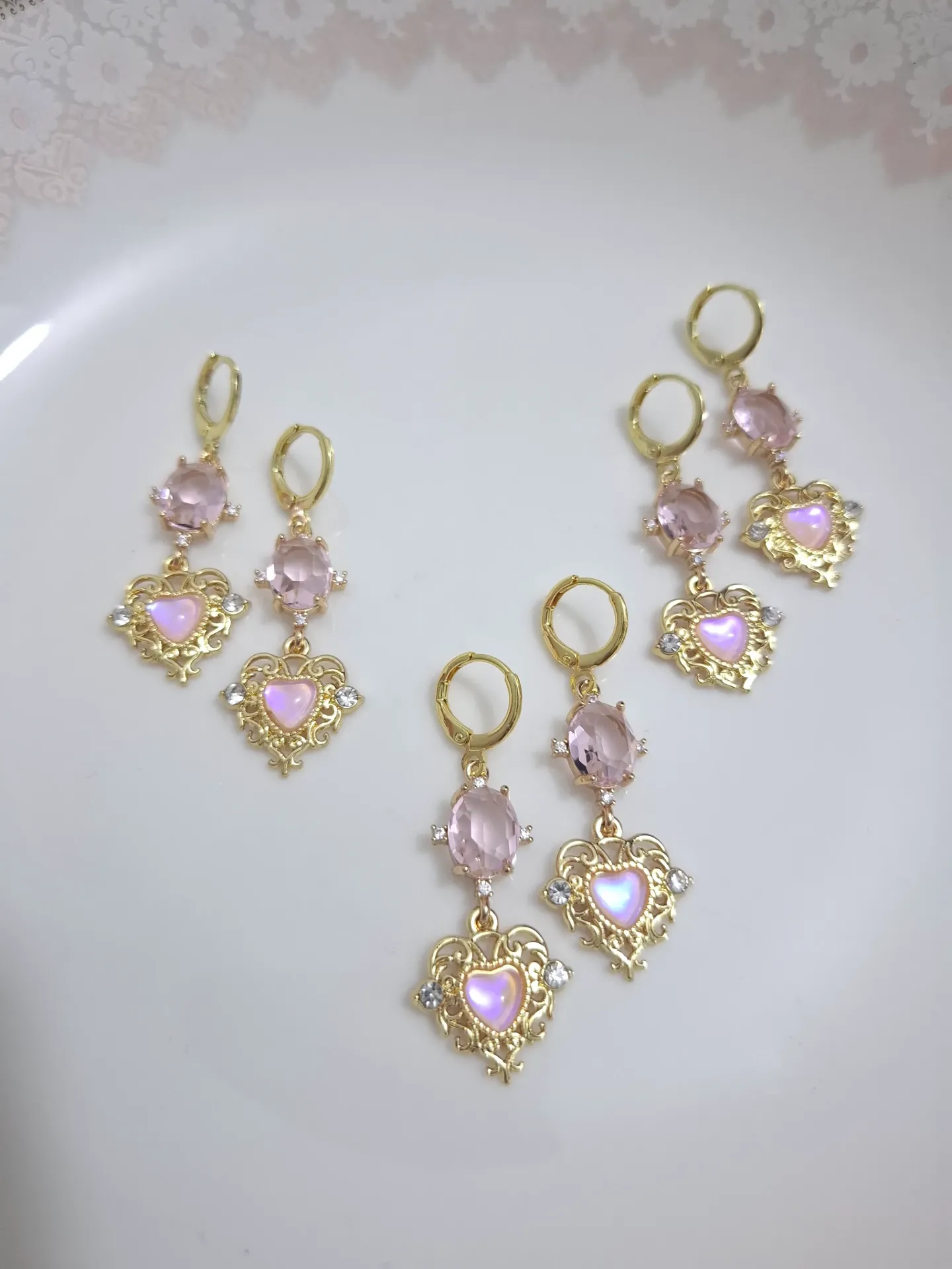 heart earrings